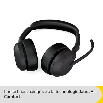 Jabra Evolve2 55 UC Stereo - Headset - On-Ear