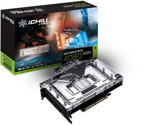 Inno3D GeForce RTX 4080 SUPER ICHILL FROSTBITE - 16GB GDDR6X, 1x HDMI, 3x DP