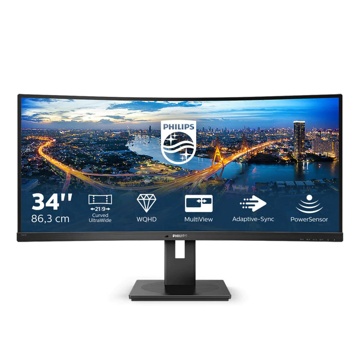 Philips LED-Display B Line 345B1C - 86.36 cm (34") - 3440 x 1440 WQHD