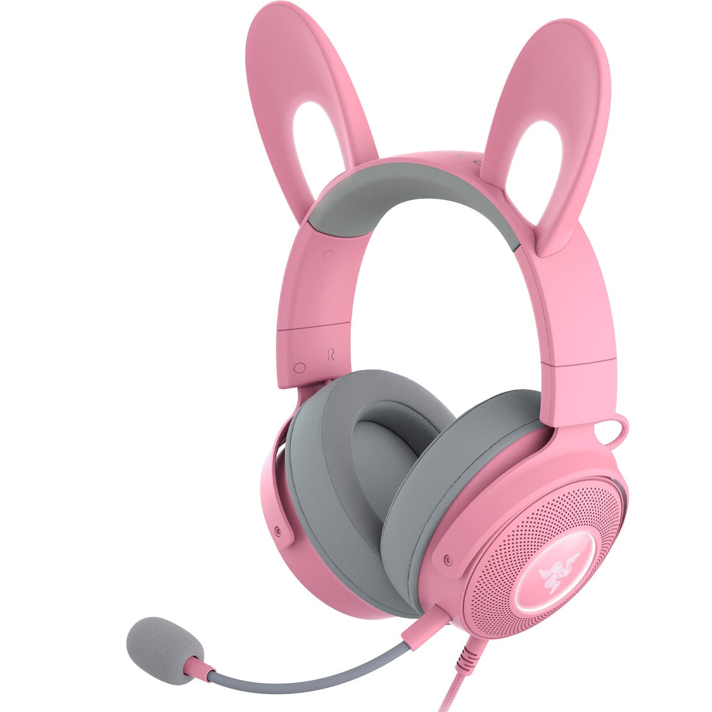 Razer Kraken Kitty Edition V2 Pro Kabelgebundenes RGB Headset mit austauschbaren Ohren , Rosa