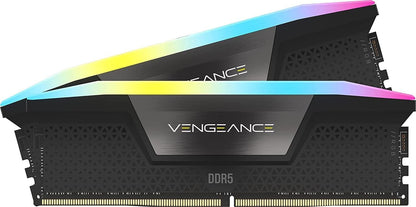 Corsair Vengeance RGB; DDR5-5600; CL36; Intel XMP 3,0 - 64 GB Dual-Kit; schwarz