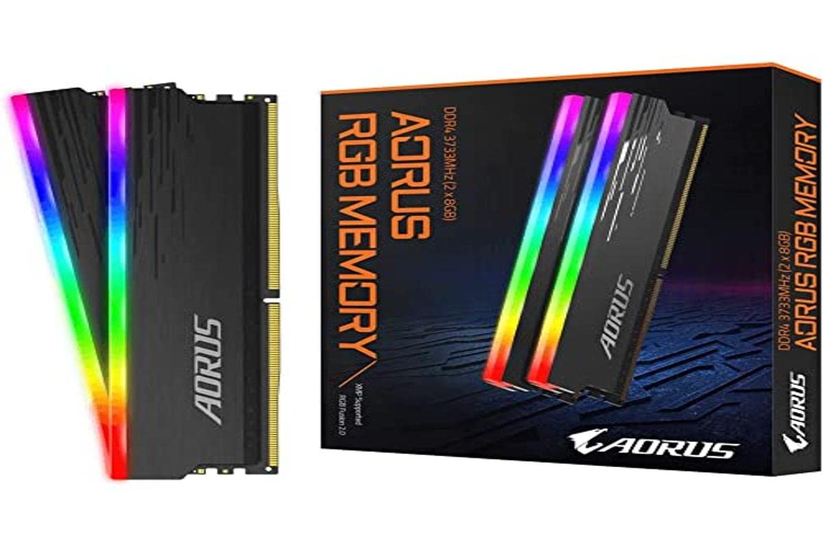 16GB (2x8GB) Gigabyte Aorus RGB DDR4-3733 CL18 Speicher Kit RAM