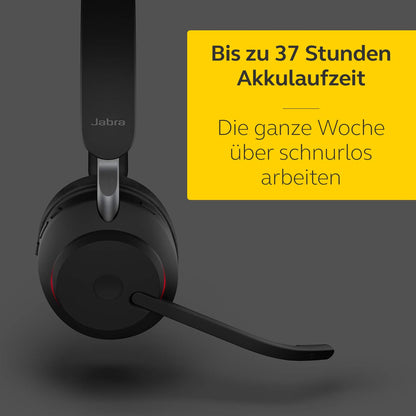 Jabra Evolve2 65 Mono UC + Ladestation + Link 380a, schwarz