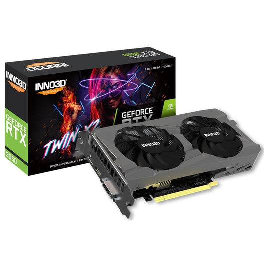 VGA Inno3D GeForce® RTX 3050 6GB Twin X2