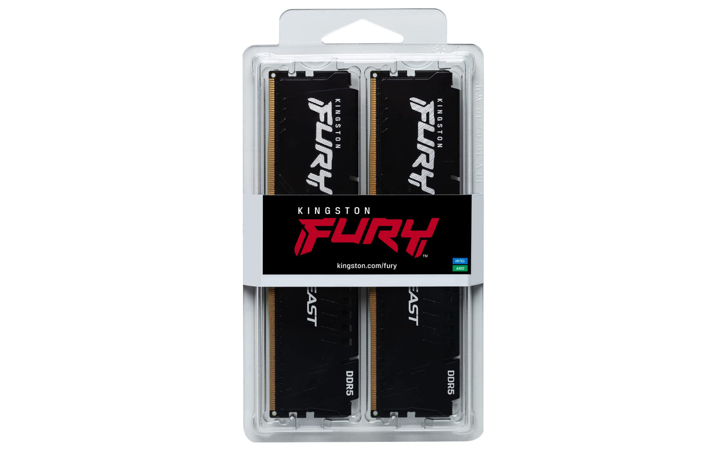 128GB (4x32GB) KINGSTON FURY Beast Black XMP DDR5-5600 CL40 RAM Speicher Kit