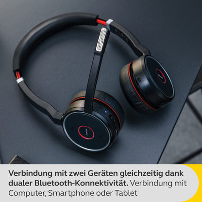 Jabra Evolve 75 SE UC Stereo - Headset - On-Ear