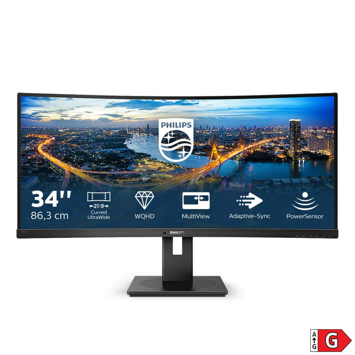 Philips LED-Display B Line 345B1C - 86.36 cm (34") - 3440 x 1440 WQHD