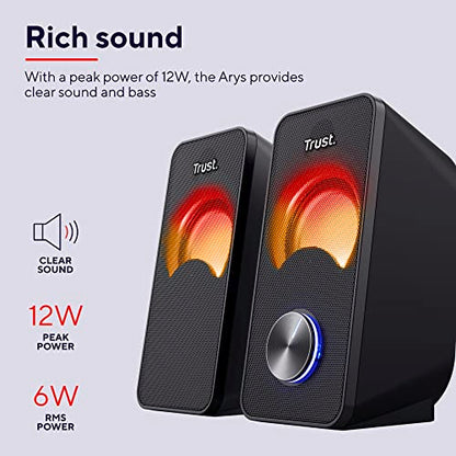 TRUST Arys RGB 2.0 Speaker Set