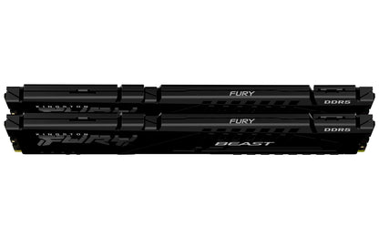 Kingston FURY Beast - DDR5 - Kit - 16 GB: 2 x 8 GB - DIMM 288-PIN - 6000 MHz / PC5-48000 - ungepuffert