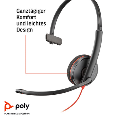 Poly - Blackwire C3210 USB-C Headset schwarz/black