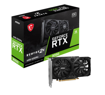 RTX 3050 6GB MSI VENTUS 2x OC GDDR6