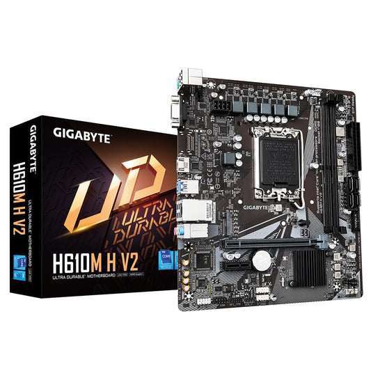 Gigabyte H610M H V2 - 1.0 - Motherboard - micro ATX - LGA1700-Sockel - H610