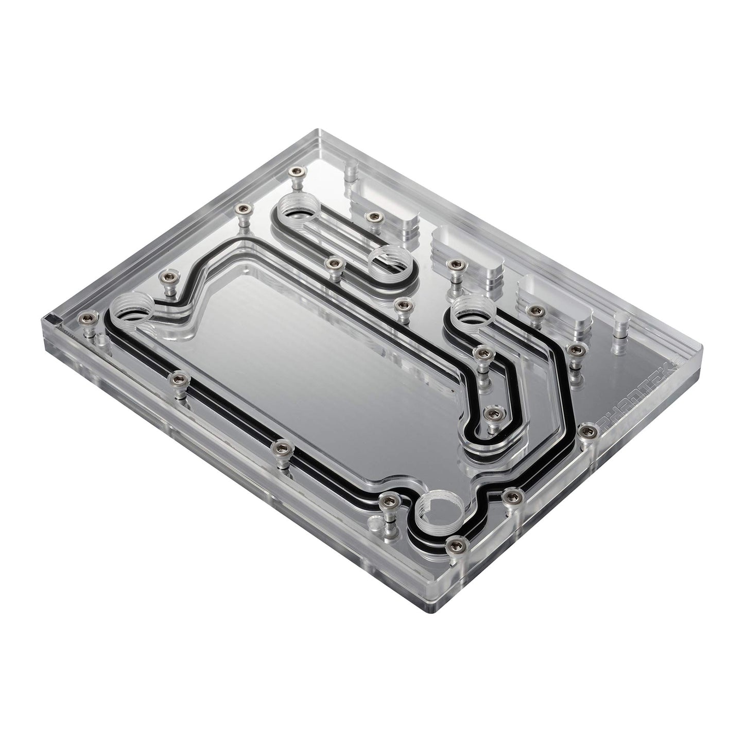 PHANTEKS Glacier D120 Distro Plate - Acryl; verspiegelt; DRGB-LED