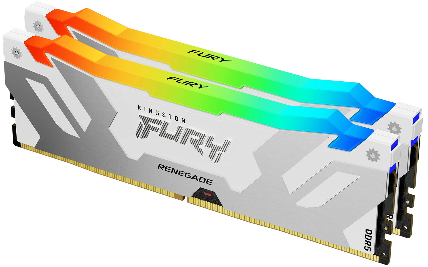 32GB (2x16GB) KINGSTON FURY Renegade RGB White DDR5-6000 CL32 RAM Speicher Kit