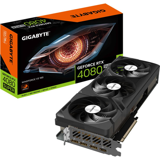 Gigabyte GeForce RTX 4080 SUPER 16GB Windforce V2 - 16GB GDDR6X, 1x HDMI, 3x DP