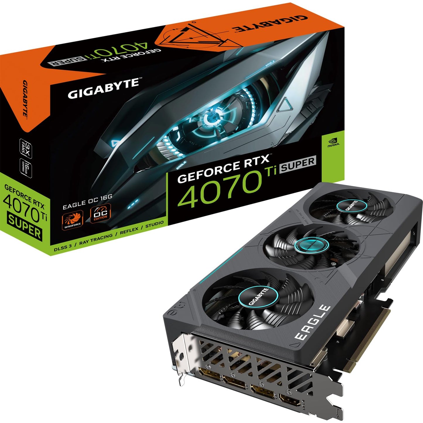 RTX 4070 Ti Super 16GB Gigabyte Eagle OC GDDR6X 3Fan