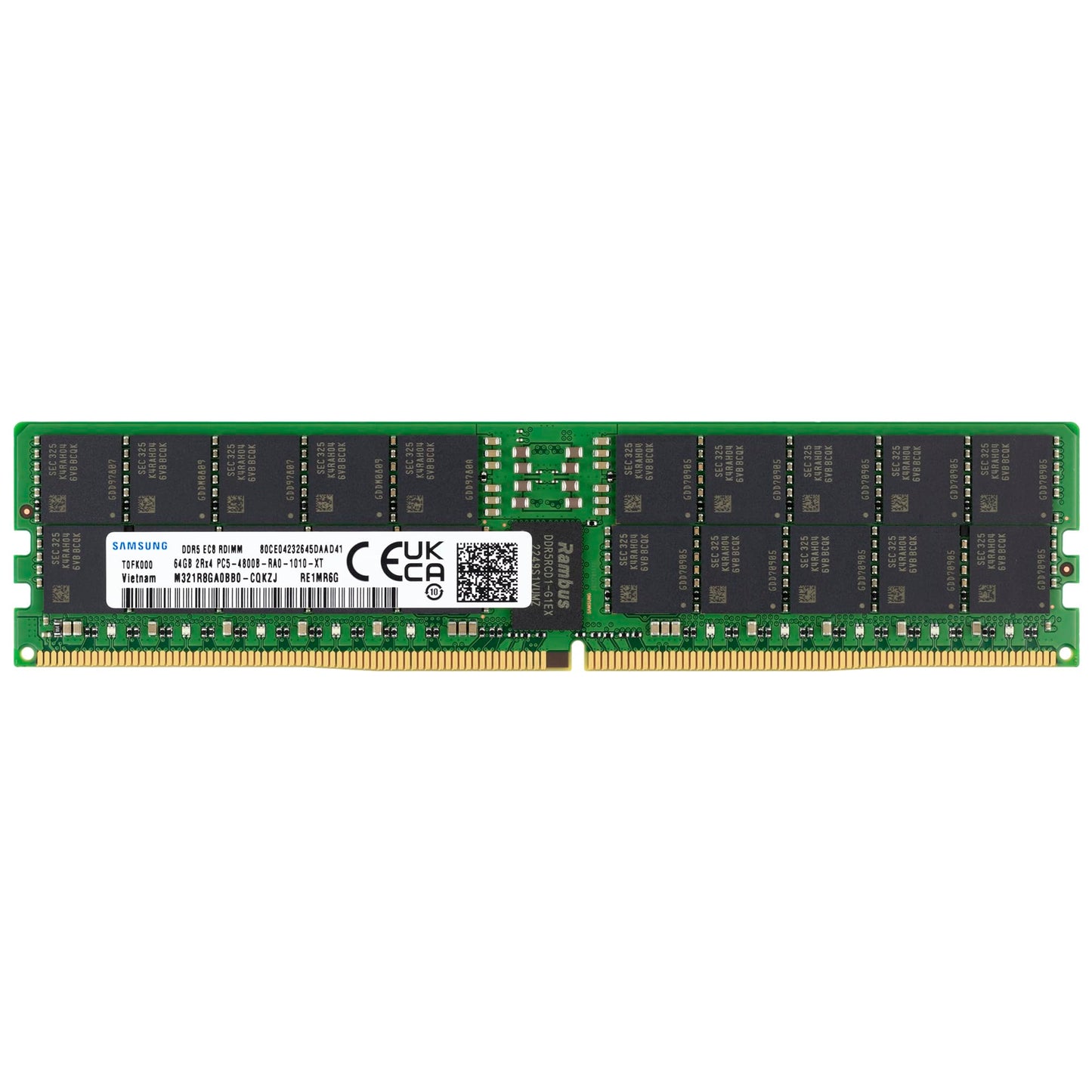 4800 64GB Samsung M321R8GA0BB0-CQK RDIMM ECC