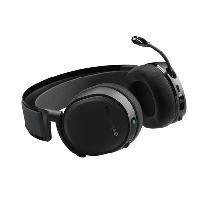 SteelSeries Arctis 7+ Wireless Headset - Spatial Sound (Virtual 7,1)/ClearCast-Mic/Multiplatform/USB-C