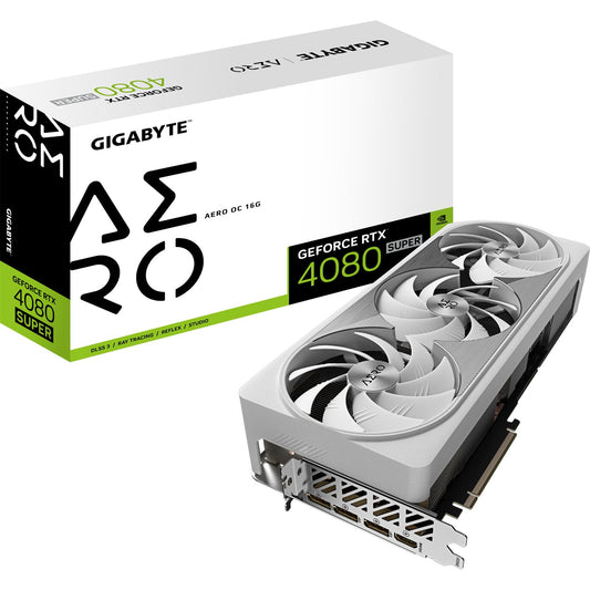 Gigabyte GeForce RTX 4080 SUPER 16GB Aero OC - 16GB GDDR6X, 1x HDMI, 3x DP