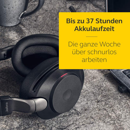 Jabra Evolve2 85 Link380a UC Stereo Black