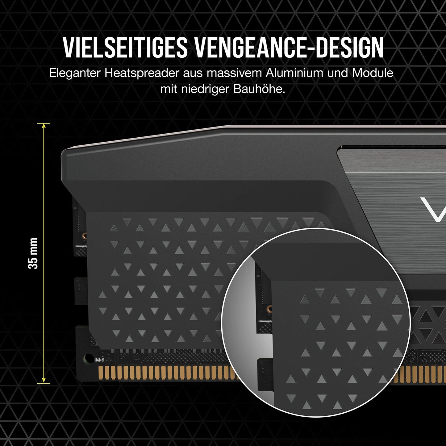 CORSAIR RAM Vengeance - 64 GB (2 x 32 GB Kit) - DDR5 5600 DIMM CL36