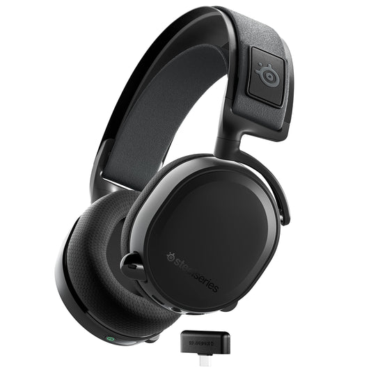 SteelSeries Arctis 7+ Wireless Headset - Spatial Sound (Virtual 7,1)/ClearCast-Mic/Multiplatform/USB-C