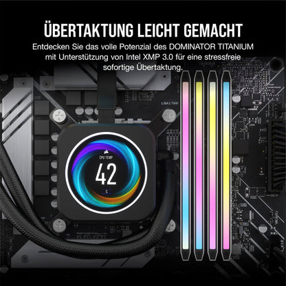 RAM D5 7000 32GB C34 Dom Titanium RGB K2