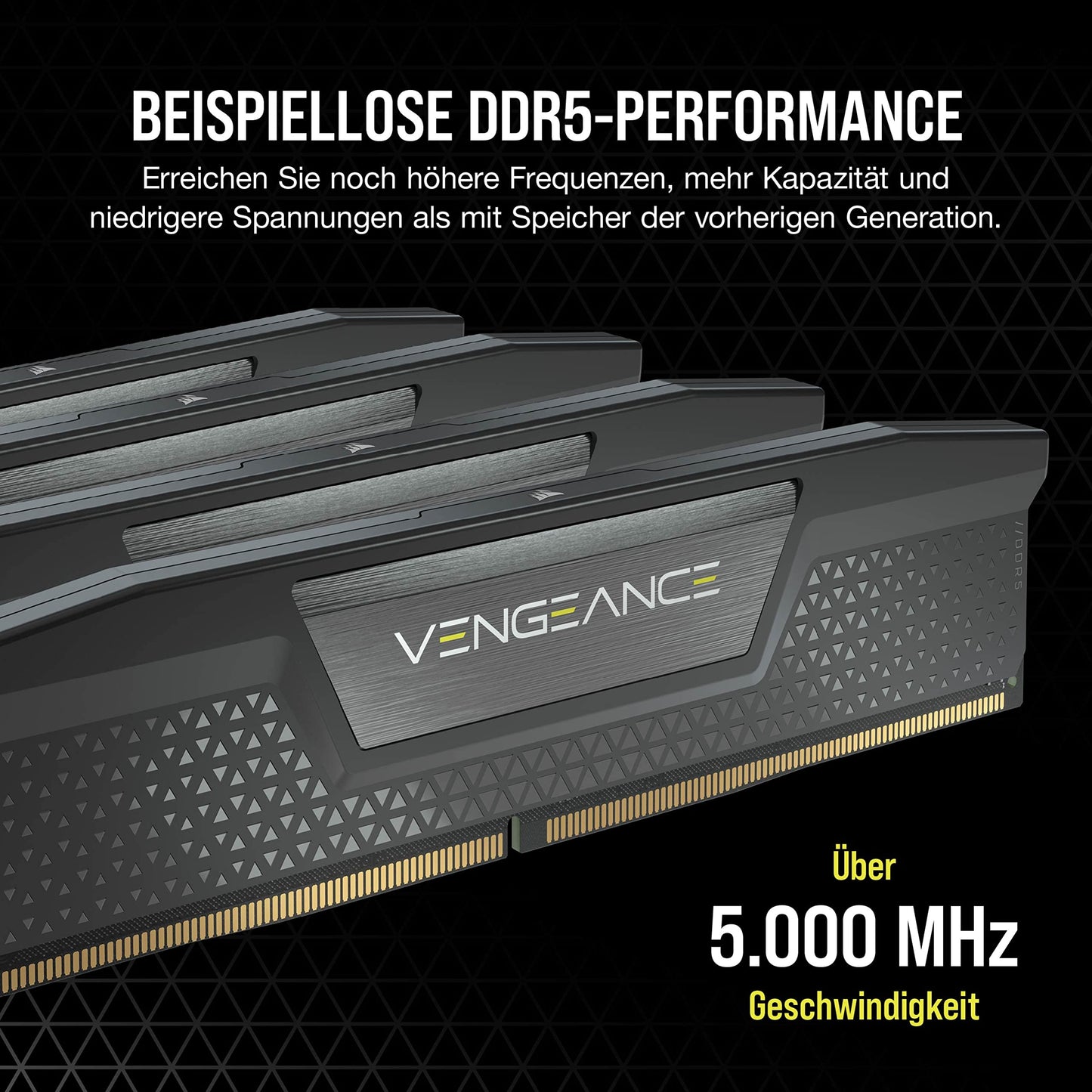 CORSAIR RAM Vengeance - 64 GB (2 x 32 GB Kit) - DDR5 5600 DIMM CL36