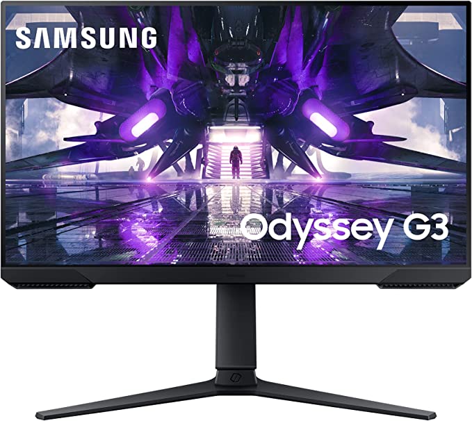 SAMSUNG 61cm/24 Zoll (1920x1080) Odyssey G3 S24AG304NR 16:9 1ms 144Hz HDMI DisplayPort VESA Pivot Full HD Black