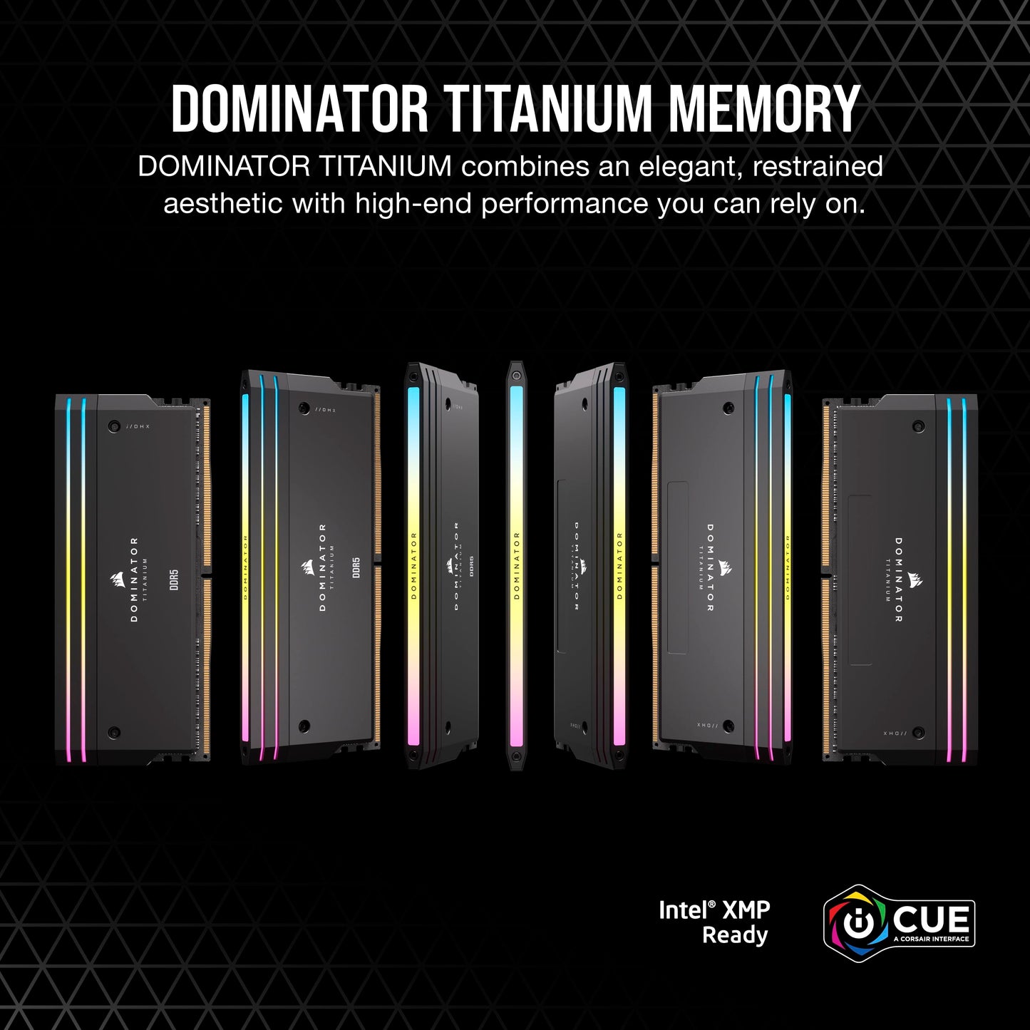 RAM Corsair D5 6600 96GB C32 Dom Titanium RGB K2