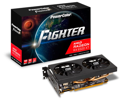 VGA PowerColor Radeon Fighter RX 6500XT 8GB GDDR6