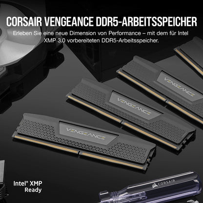 CORSAIR RAM Vengeance - 64 GB (2 x 32 GB Kit) - DDR5 5600 DIMM CL36