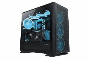 Rampage VANGUARD V2 black Mesh Easy Tempered glass VGA 4*RGB Fan+Hub E-ATX Big-T Gaming Case