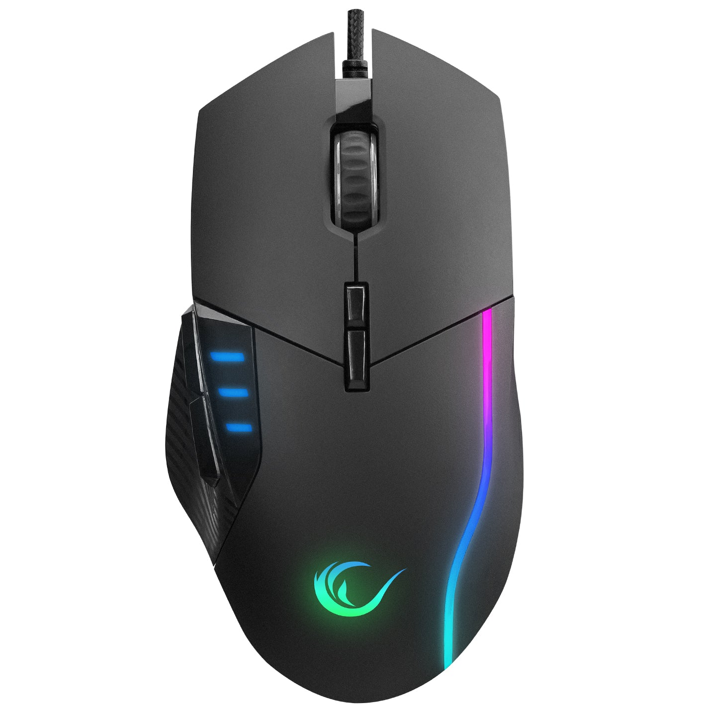 Rampage SMX-R83 X-FORCE USB Black 10000 dpi RGB Backlit  PMW 3325 Gaming Mouse