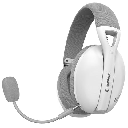 Rampage Crack H11 White/Gray Wireless 2.4G Bluetooth Gaming Headset with Microphone