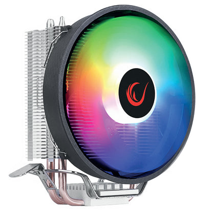 Rampage RM-C08 COOLMAX 23.6CFM 1500RPM 12cm AMD/Intel LGA1200 Compatible RGB Air Cooled CPU Fan