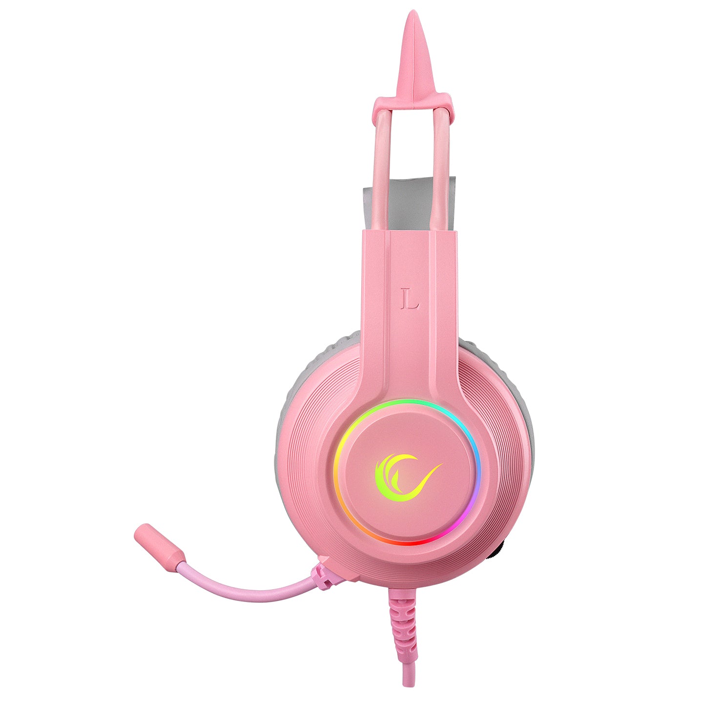 Rampage RM-K91 X-CATTY Pink USB 7.1 Version RGB Gaming Headset with Microphone