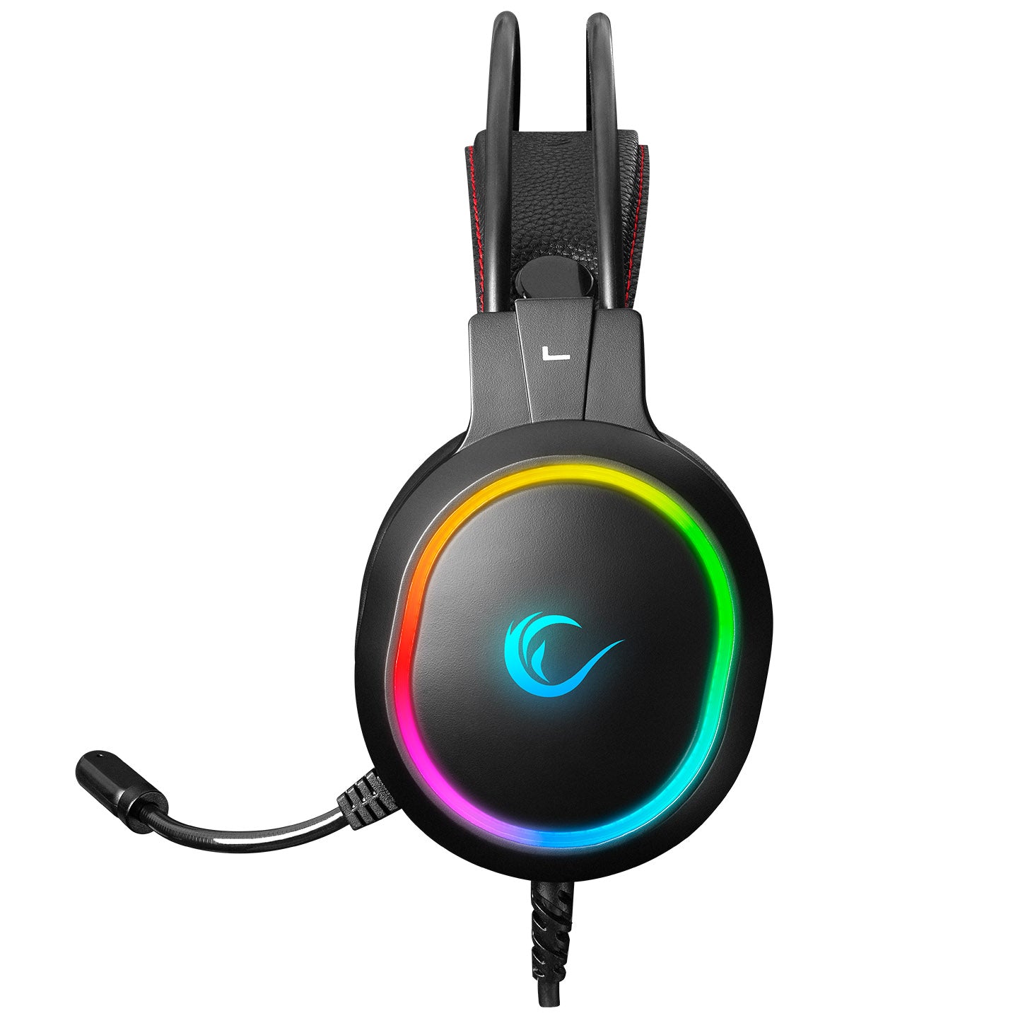 Rampage RM-K12 MANLY Black 7.1 USB Surround RGB Light effect Gaming Headset