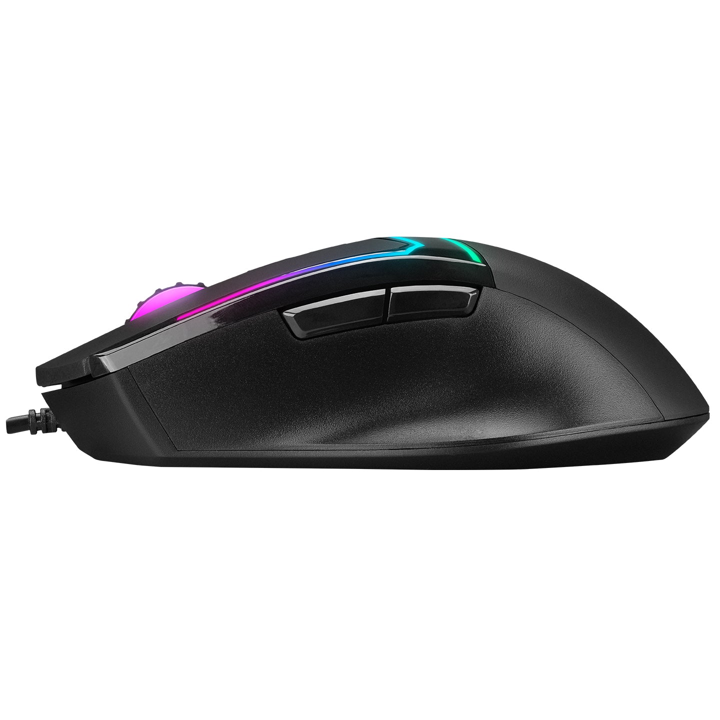 Rampage SMX-R76 BOLT USB Black RGB Led 7D Pixart 3325 10000 dpi Gaming Gaming Mouse