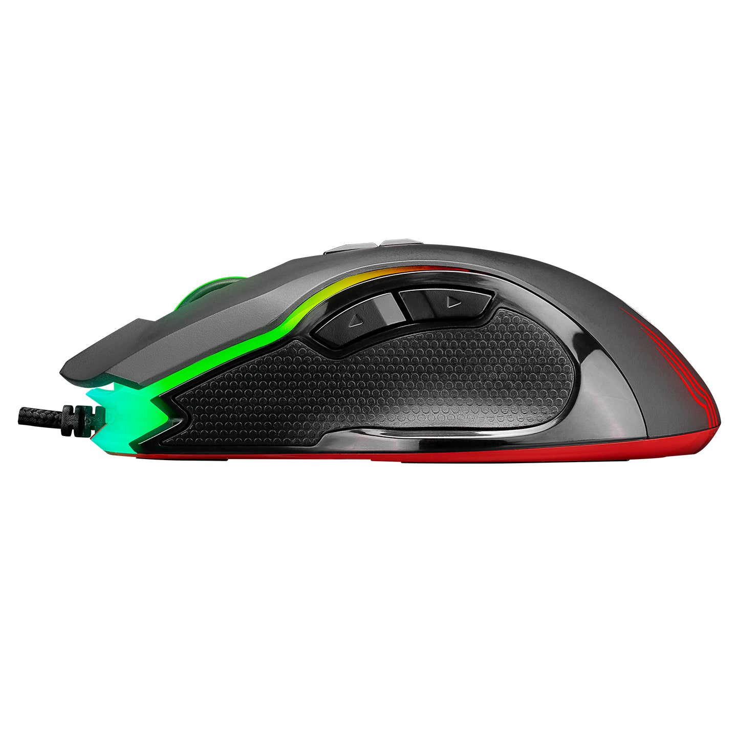 Rampage SMX-G38 CLAW USB 8 Macro Keys 7200dpi RGB Led 2 Removeable megnatic Sidem  Gaming Mouse