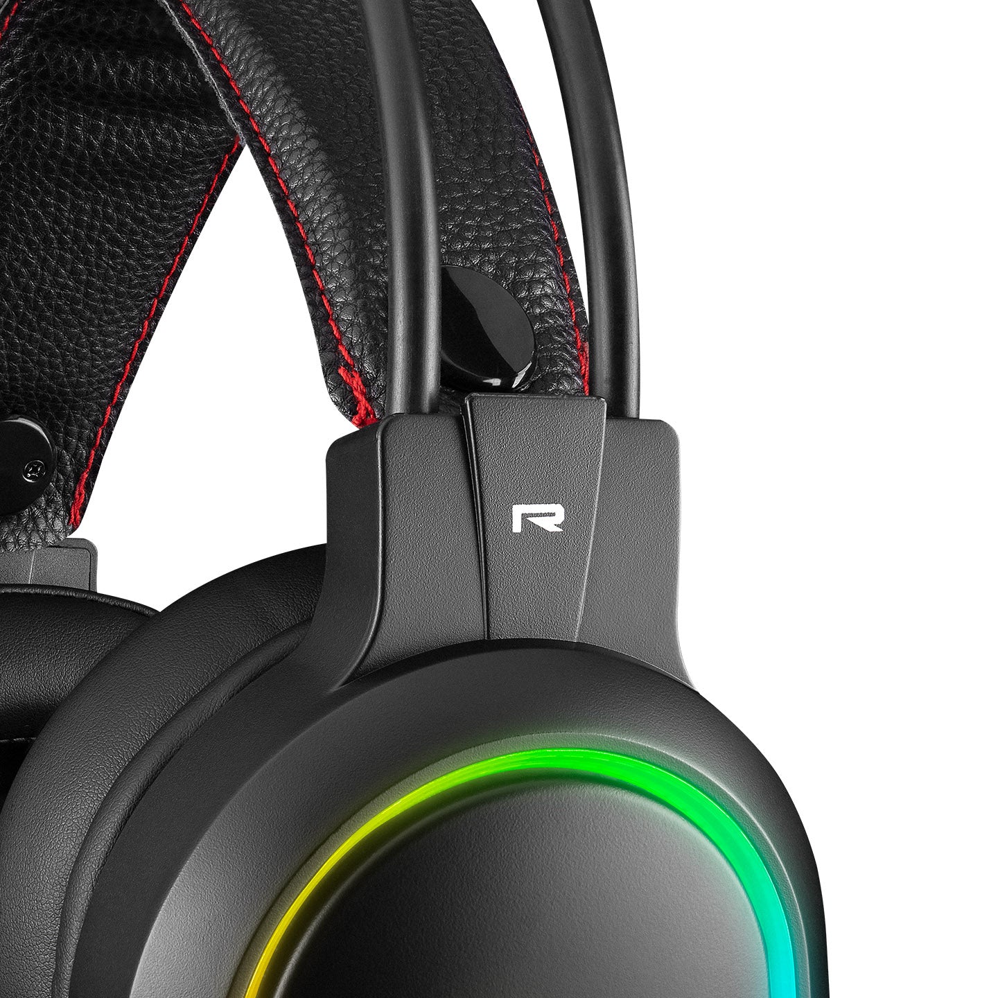 Rampage RM-K12 MANLY Black 7.1 USB Surround RGB Light effect Gaming Headset