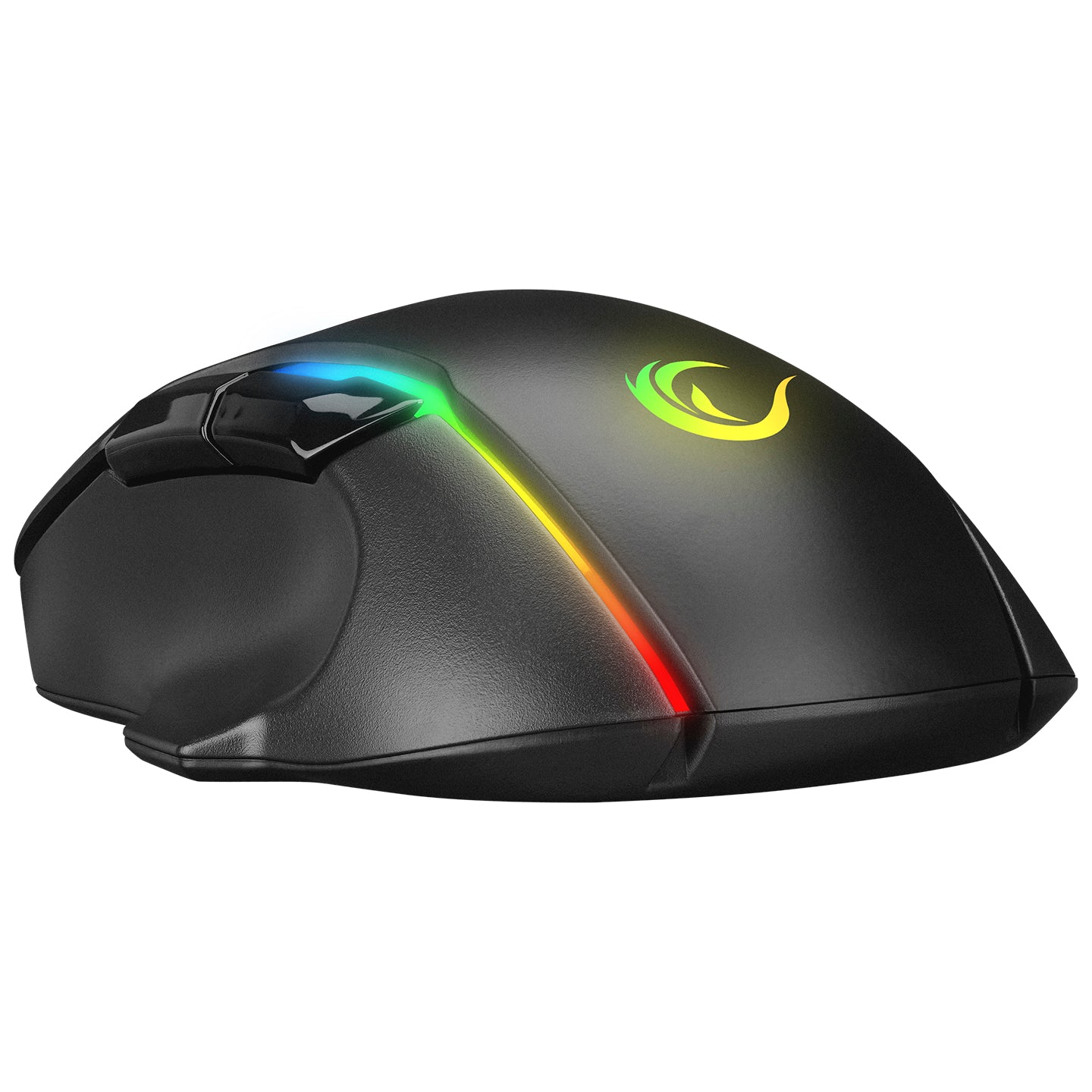 Rampage SMX-R45 ORBIT Black Wired  6400dpi Huano S 7D RGB Illuminated USB Professional Gaming Mouse