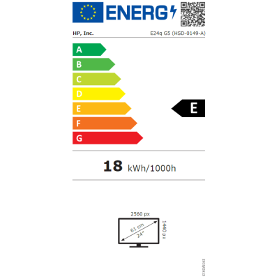 HP E24q G5 23.8 Zoll QHD Monitor IPS HDMI DP Pivot QHD