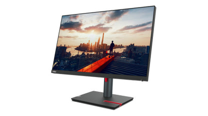 Lenovo 60.5cm/23.8 Zoll (2560x1440) ThinkVision P24h-30 QHD LED IPS 60Hz 4ms HDMI DP USB-C Pivot Black