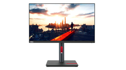 Lenovo 60.5cm/23.8 Zoll (2560x1440) ThinkVision P24h-30 QHD LED IPS 60Hz 4ms HDMI DP USB-C Pivot Black