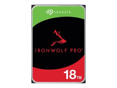 Seagate IronWolf Pro 18TB 3.5 Zoll SATA 6Gb/s + Rescue Interne CMR NAS Festplatte