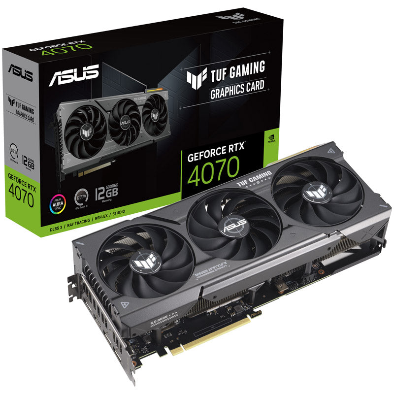 RTX 4070 12GB Asus TUF Gaming OC GDDR6X 3Fan TUF-RTX4070-12G-GAMING