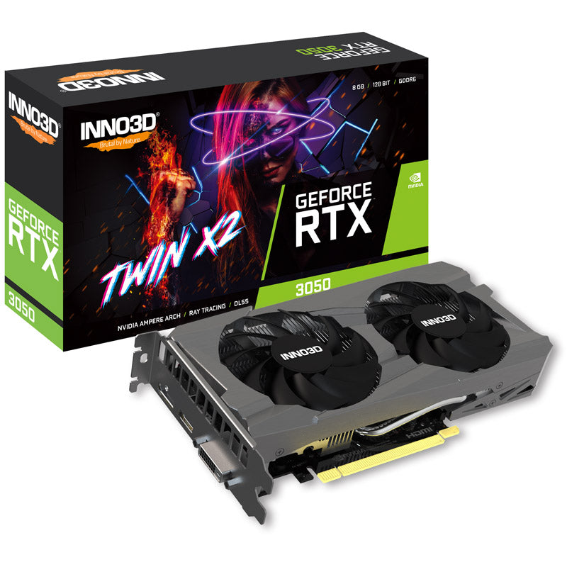 VGA Inno3D GeForce® RTX 3050 8GB Twin X2