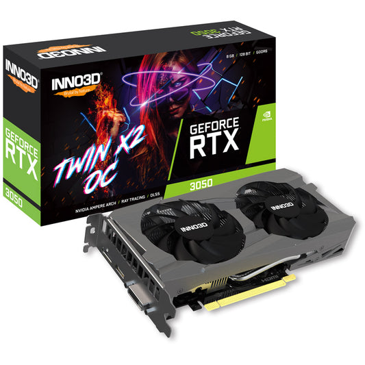 VGA Inno3D GeForce® RTX 3050 8GB Twin X2 OC