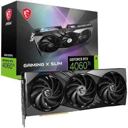 RTX 4060 Ti 8GB MSI Gaming X Slim GDDR6 3Fan